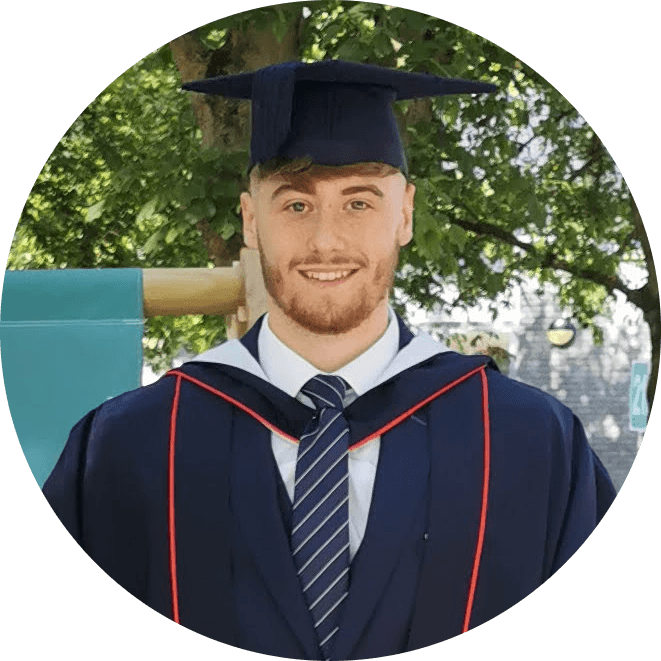 Josh Harris graduation photo